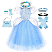 Costume Robe Bleue Princesse Cendrillon - Enjouet