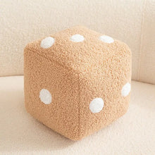 Coussin en peluche Cube de dés - Enjouet