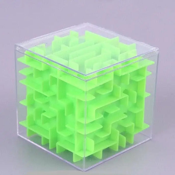 Cube Magique Labyrinthe 3D Puzzle Transparent Six Faces - Enjouet