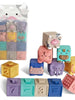 Cubes Puzzles en Silicone pour bébé - Enjouet