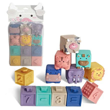 Cubes Puzzles en Silicone pour bébé - Enjouet