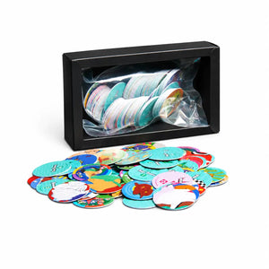 Lot de 100 Pogs cartoons classiques – Tazos de collection