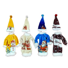 Lot de 4 tenues de noël en tissu peluche pour poupée 30 cm avec motifs festifs fête aux poupées