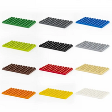 Lot de 5 plaques de construction lego 6 × 10 en plastique coloré idéal pour figurines marvel et magasins de jouets