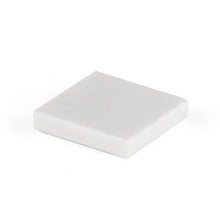 Lot de 50 tuiles lisses blanches rectangulaires 2x2 avec finition mate pour construction lisses et déguisement carnaval