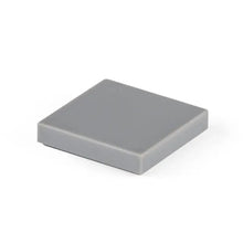 Lot de 50 tuiles de construction lisses 2x2 en plastique gris, parfaites pour construction lisses et déguisement carnaval