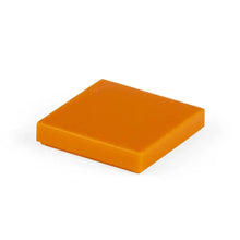 Orange brique en plastique de construction lisse 2 × 2 pour lot de 50 tuiles lisses et déguisement carnaval