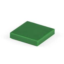 Lot de 50 tuiles lisses de construction 2 × 2 en plastique vert solide pour déguisement carnaval