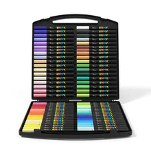 Lot de 80 marqueurs acryliques enmy pointe souple avec 108 couleurs vibrantes dans un étui rigide noir