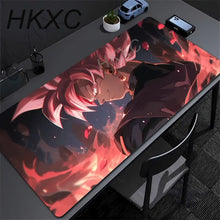 Tapis de souris grand format manga maîtres des arts martiaux rouge et noir avec illustration détaillée de goku super saiyan