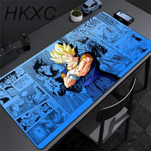 Tapis de souris grand format manga maîtres des arts martiaux avec illustration dynamique de vegeta super saiyan