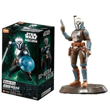 Figurine mandalorian bo-katan kryze en armure argent et marron avec accents bleus dans jeux de construction figurines guerre des étoiles