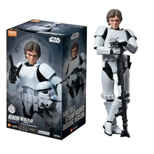 Figurines guerre construction figurines guerre star wars avec han solo en déguisement stormtrooper plastique articulé