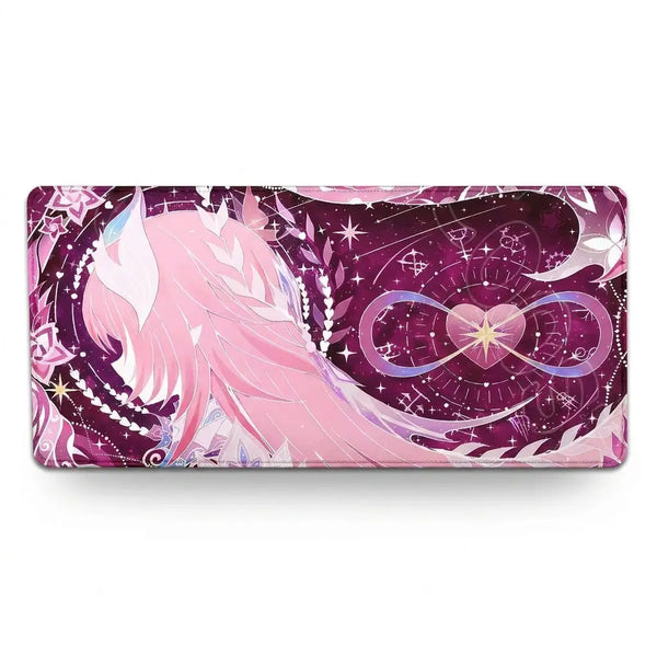 Tapis de souris XXL héroïne rose fantastique