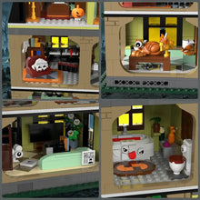 Jeu de construction maison hantée victorienne 1707 pièces avec salon fantôme et cuisine dinde souriante en lego