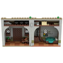 Jeu de construction maison médiévale 396 pièces détaillé avec maison rustique deux pièces arches en lego