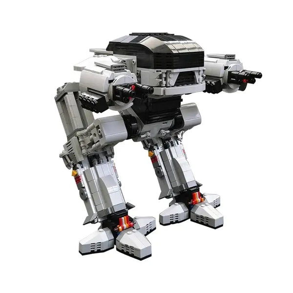 Robot de police futuriste en briques – 1 473 pièces