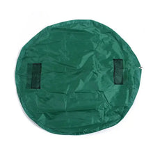 Tapis sac de rangement pour jouets de 150 cm en tissu durable vert avec velcros noirs variante disponible idéal déguisement carnaval