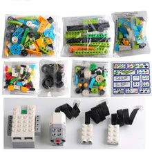 Kit de robotique programmable maker 2.0 avec 280 briques en plastique colorées et composants électroniques bluetooth low energy