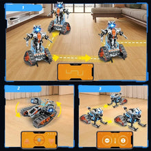 Kit de construction télécommandé 4 en 1 avec led en argent et orange avec batterie rechargeable, jouet vendu en magasins de jouets