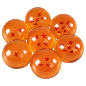 Decoración de 7 bolas de cristal de combate manga