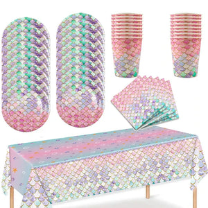 Décoration Fête Anniversaire Sirène pour Fille