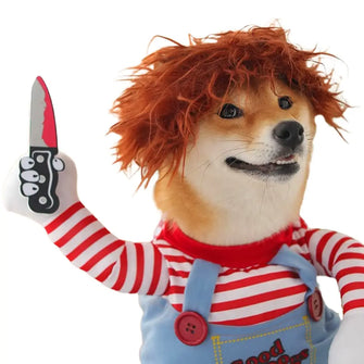 Déguisement Halloween Chucky pour Chien - Enjouet