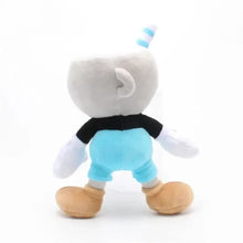 Peluche héros à tête avec tête grise et chapeau rayé bleue blanc dans collection à l’esprit