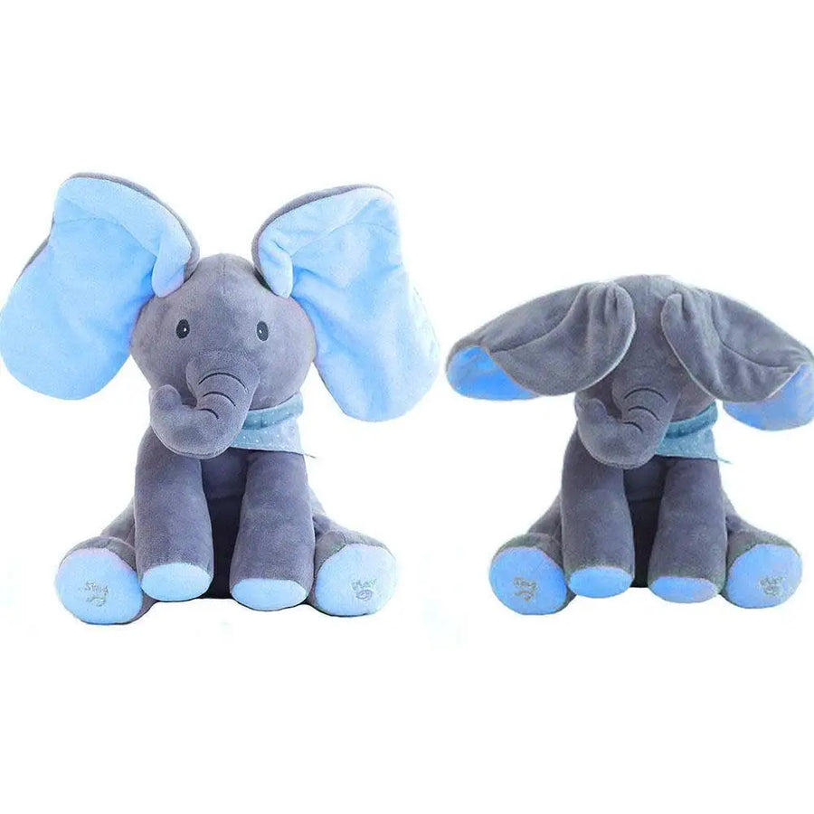 Peluche de elefante con orejas moviles Enjouet