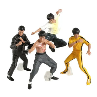 Ensemble 4 figurines de Bruce Lee - Enjouet