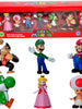 Ensemble 6 Figurines Mario Bros - Enjouet