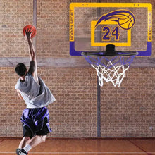 Ensemble basket-ball sport domicile avec panier lavande et or numéro 24 idéal pour magasins de jouets et figurines marvel