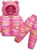 Ensemble Blouson Pantalon d’hiver en duvet pour enfants -