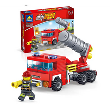 Ensemble Véhicules Lego Pompiers Policiers 4 en 1 - Enjouet