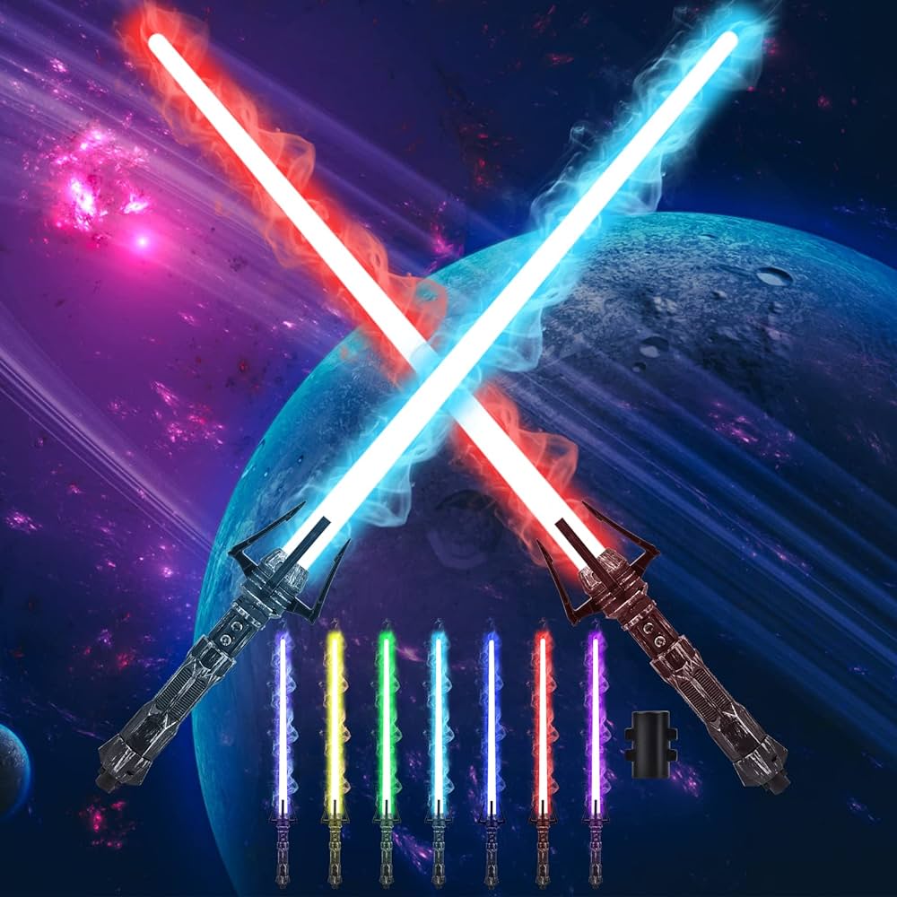 Epée Laser Star Wars 2 en 1