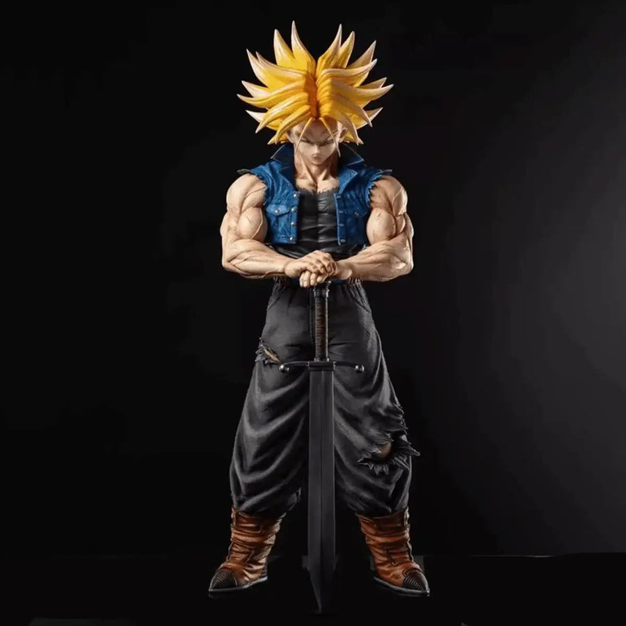 Figurine trunk Futur Sayan Assis jouet Dragon Ball Statuette collection 14cm Figurine trunk Futur Sayan Assis jouet Dragon Ball Statuette collection 14cm