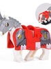 Figurine Compatible Lego Cheval de combat - Enjouet