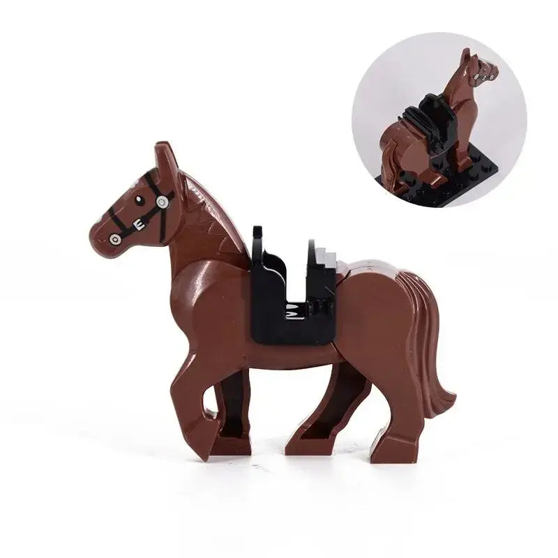 Figurine Compatible Lego Cheval Simple