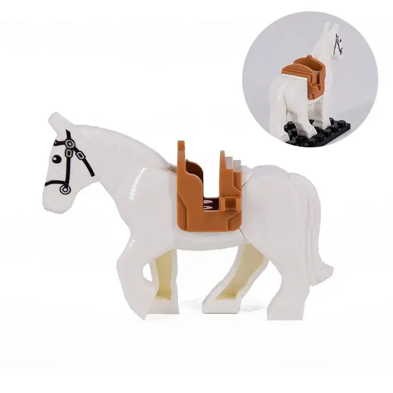 Figurine Compatible Lego Cheval Simple