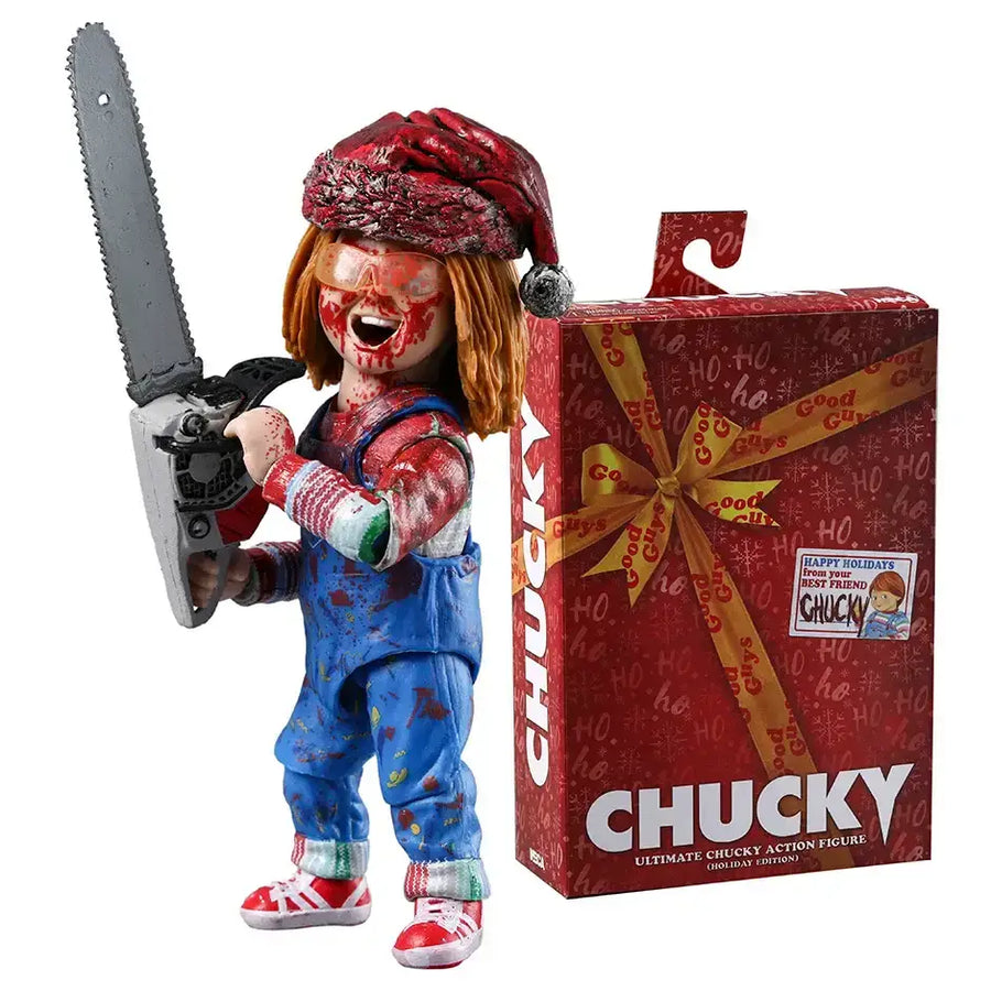 Chucky Chainsaw Doll Miniature Killer Doll Figurine– Enjouet
