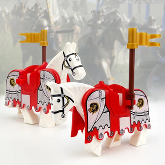 Figurine Lego cheval médiéval - Enjouet