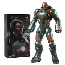 Figurine marvel iron man mark xlii 1/8 verte et cuivrée avec armure détaillée du infinity saga