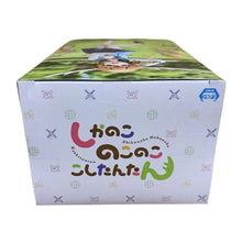 Boîte en carton blanc avec texte japonais coloré et illustration de friend nokotan dans l herbe verte pour figurine deer friend nokotan