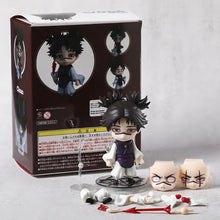 Figurine nendoroid choso de jujutsu kaisen en robe blanche avec gilet violet et bottes noires style chibi