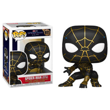 Figurine Pop Spider-Man black and gold suit - Enjouet