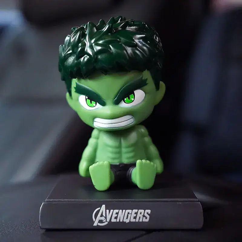 Figurine qui bouge la tête pour voiture Marvel - Enjouet