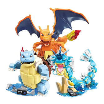 Figurines à construire Charizard Blastoise - Enjouet