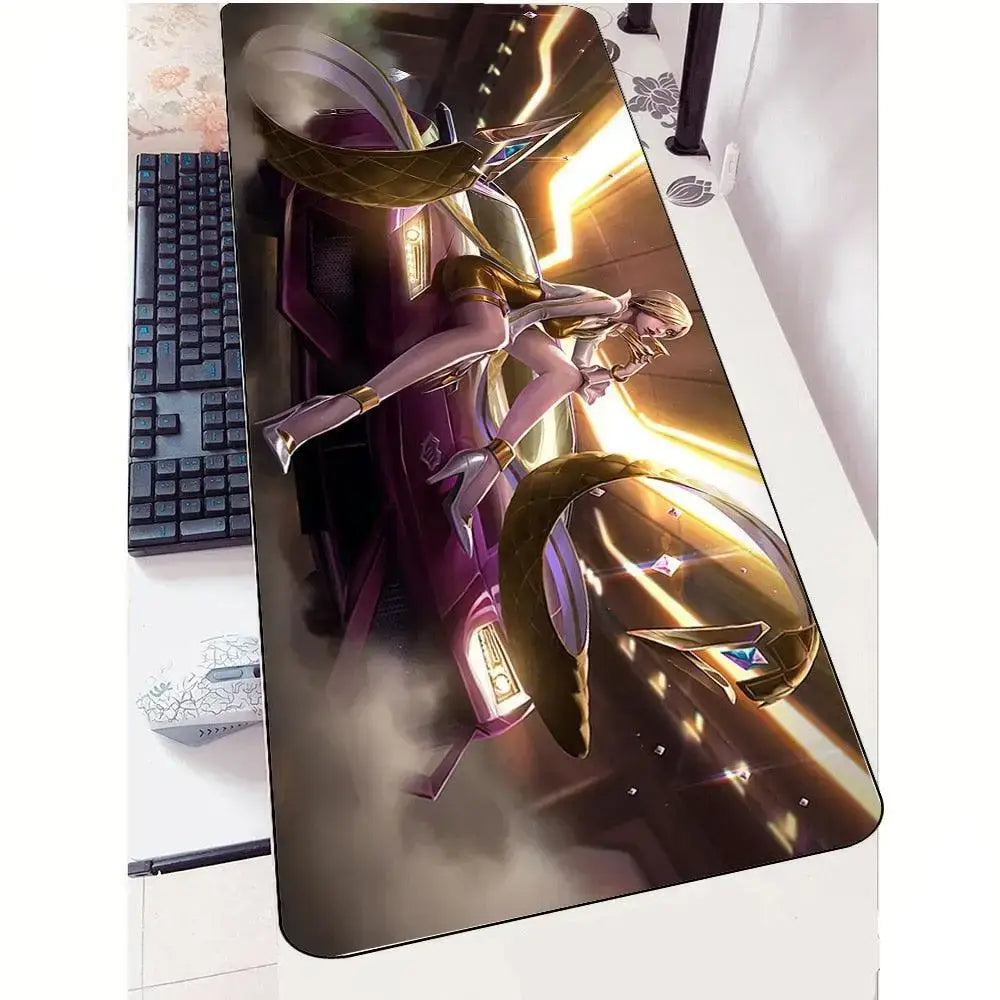 Grand Tapis de Souris Fashion Gold 70x40cm - Enjouet