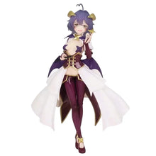 Figurine hiiragi utena pvc 18 cm avec cheveux violets et cape blanche modèle fini de bandai en corset bordeaux