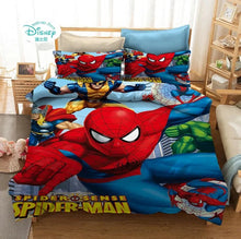 Housse Couette Taies Oreiller Spiderman - Enjouet